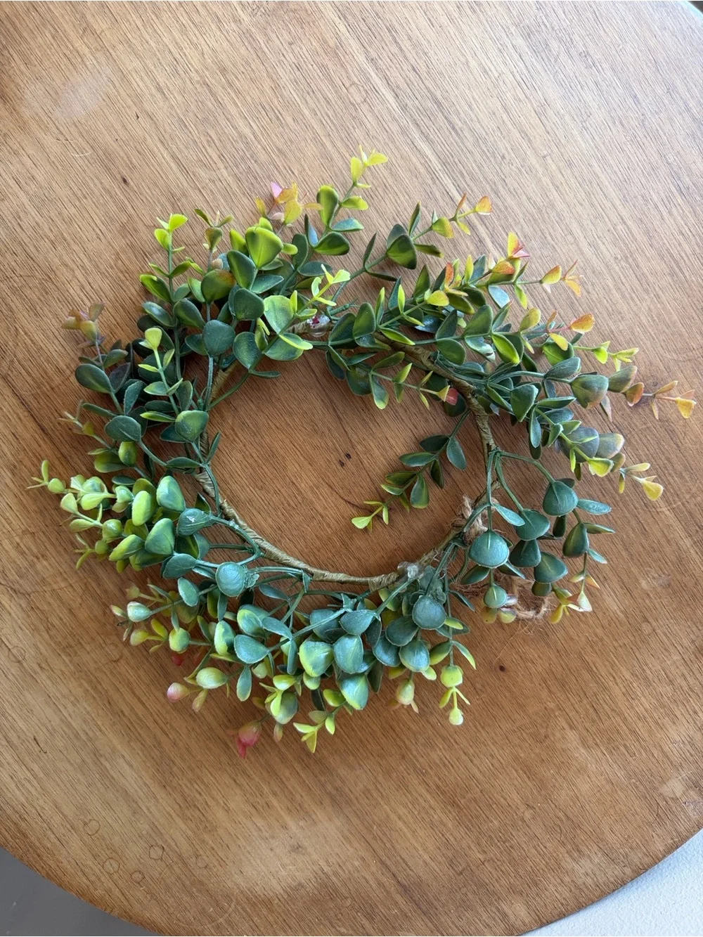 Target Green and Yellow Faux Boxwood Wreath Set